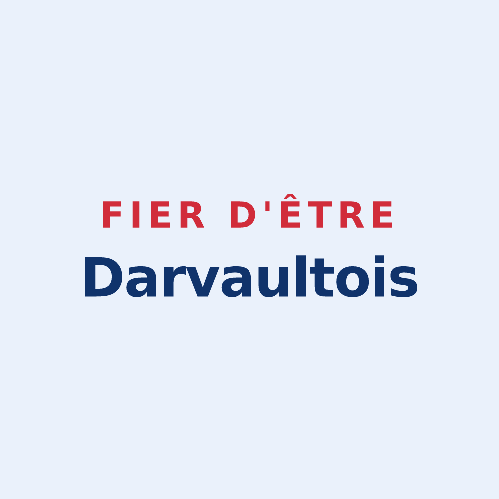 Sticker « Fier d'être Darvaultois » — design pour Darvault