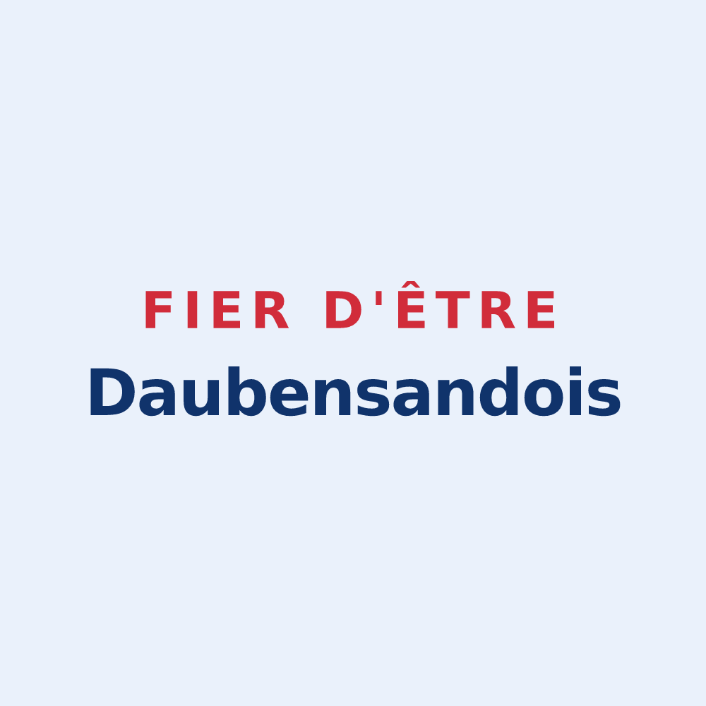 Sticker « Fier d'être Daubensandois » — design pour Daubensand