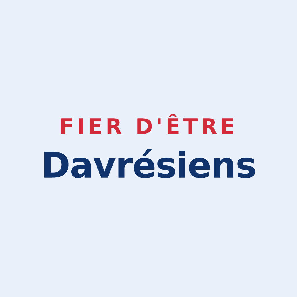 Sticker « Fier d'être Davrésiens » — design pour Davrey