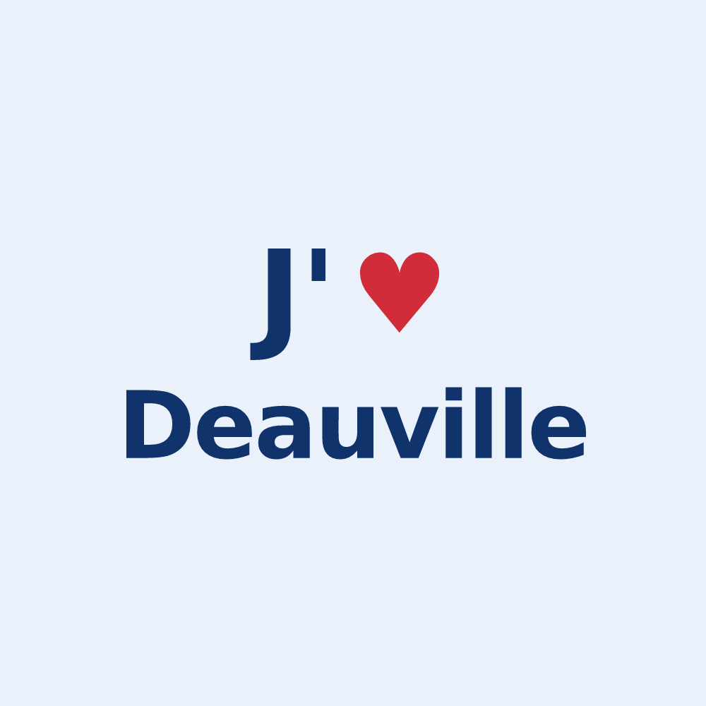 Sticker personnalisé Deauville — design J'aime Deauville
