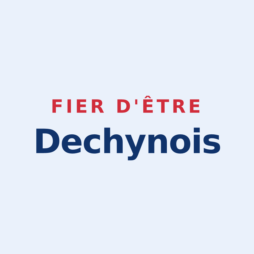 Sticker « Fier d'être Dechynois » — design pour Dechy