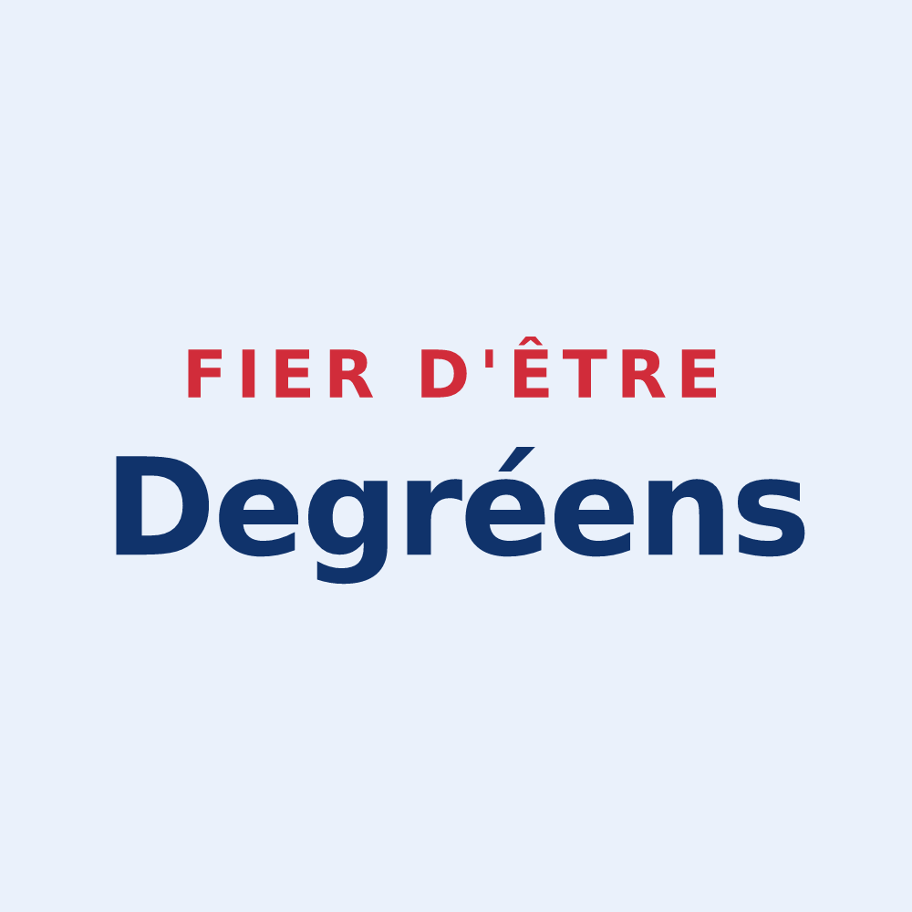 Sticker « Fier d'être Degréens » — design pour Degré