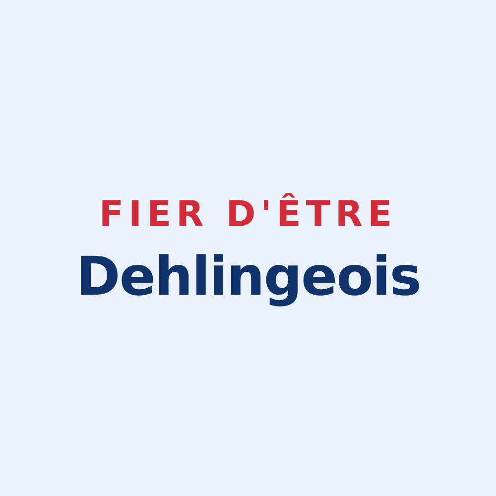Sticker « Fier d'être Dehlingeois » — design pour Dehlingen