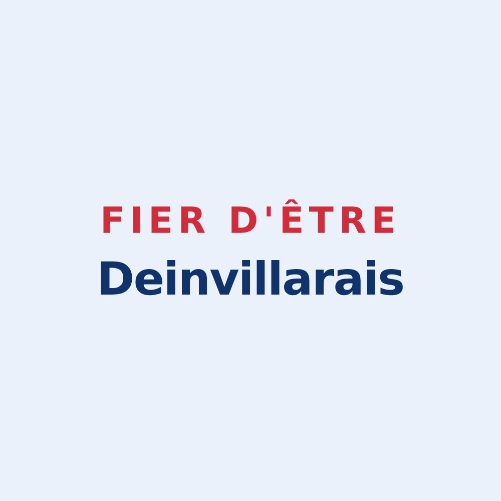 Sticker « Fier d'être Deinvillarais » — design pour Deinvillers