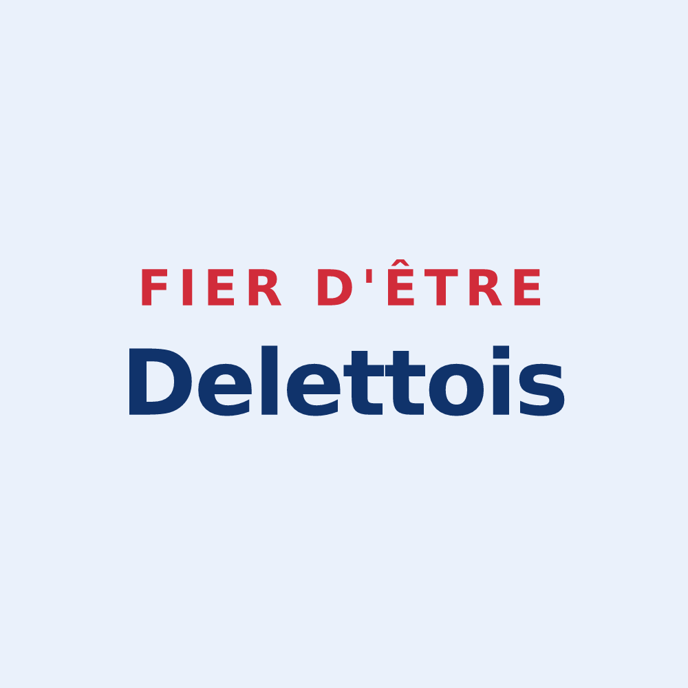 Sticker « Fier d'être Delettois » — design pour Delettes