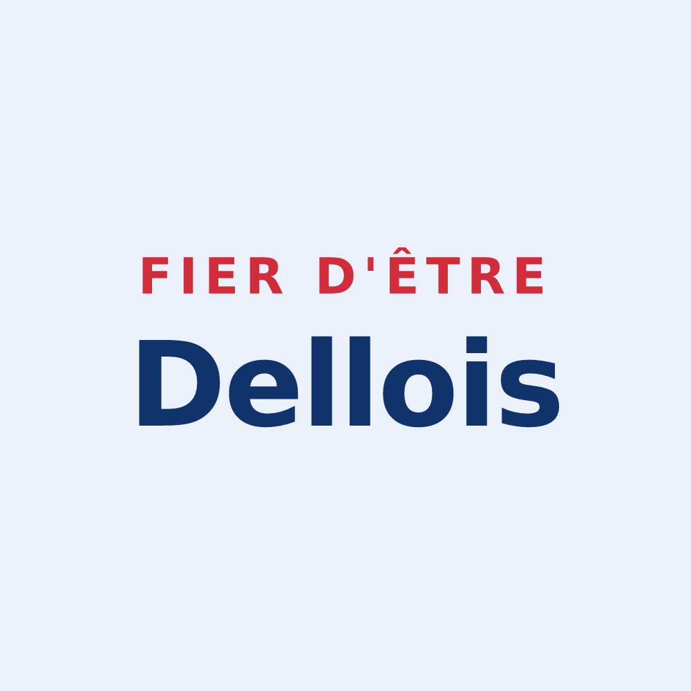 Sticker « Fier d'être Dellois » — design pour Delle