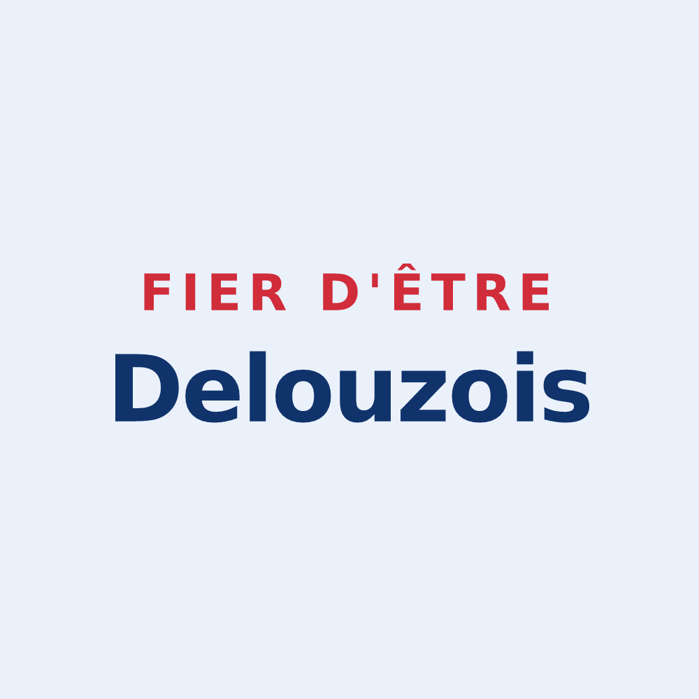 Sticker « Fier d'être Delouzois » — design pour Delouze-Rosières