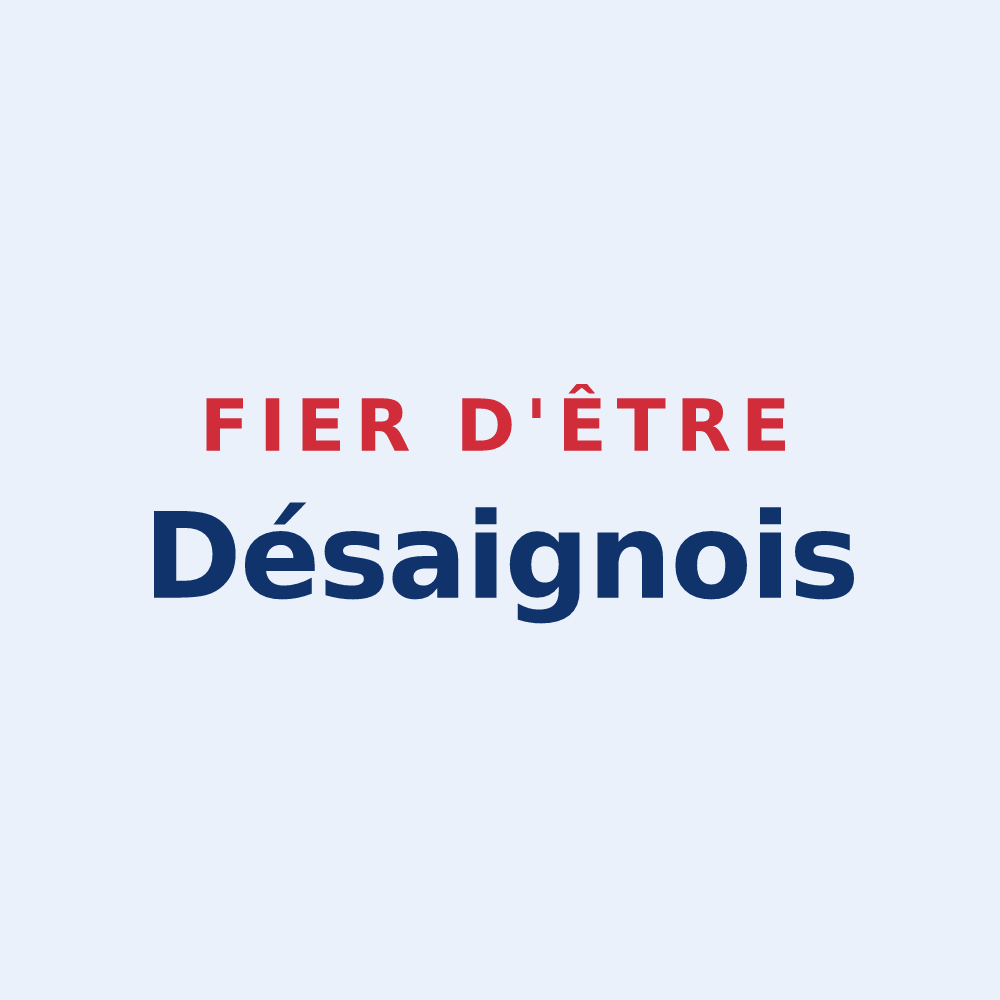 Sticker « Fier d'être Désaignois » — design pour Désaignes