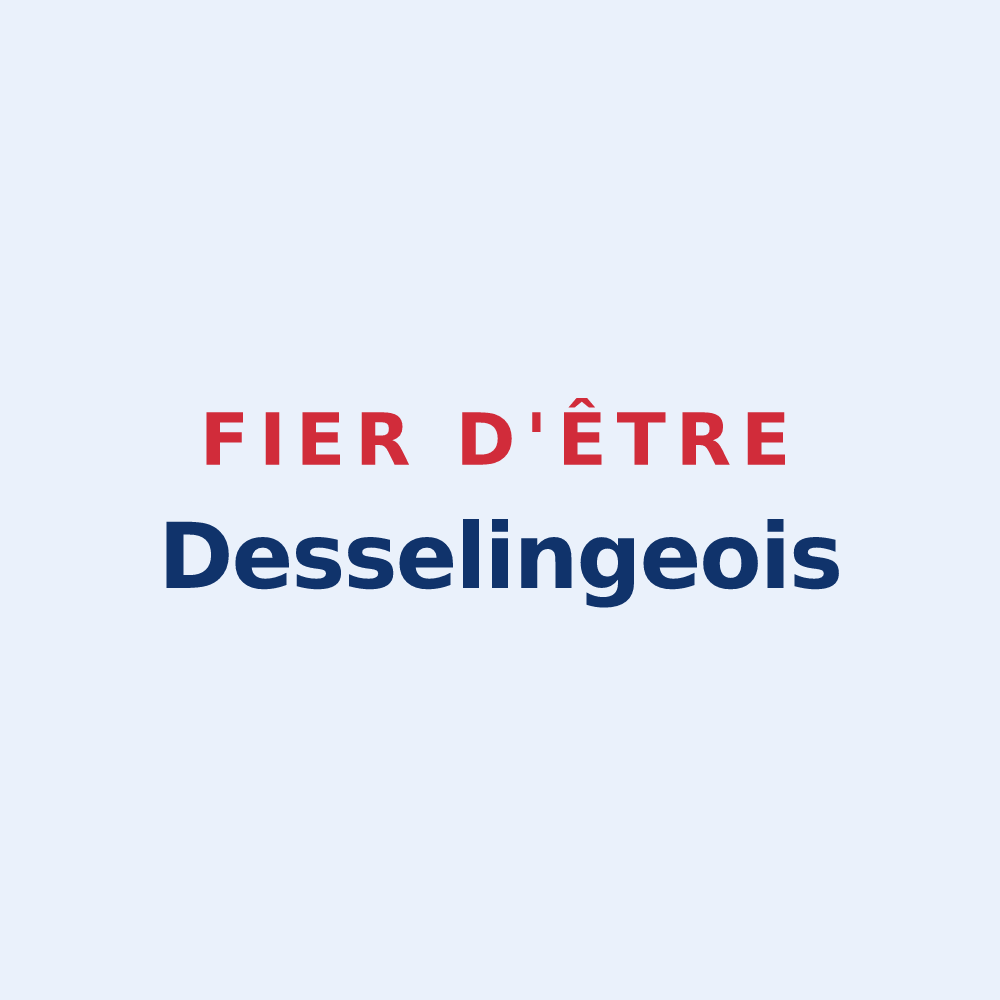 Sticker « Fier d'être Desselingeois » — design pour Desseling