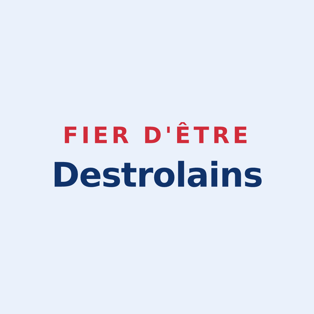 Sticker « Fier d'être Destrolains » — design pour Détrier