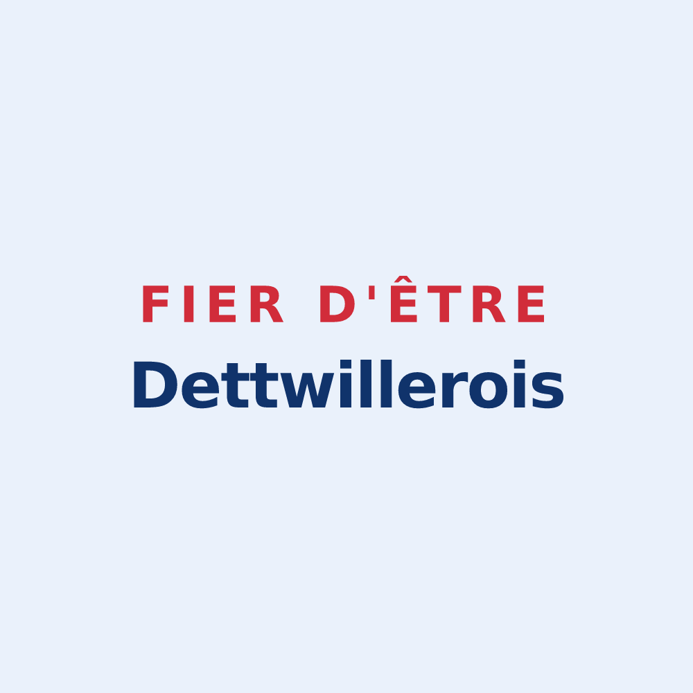 Sticker « Fier d'être Dettwillerois » — design pour Dettwiller