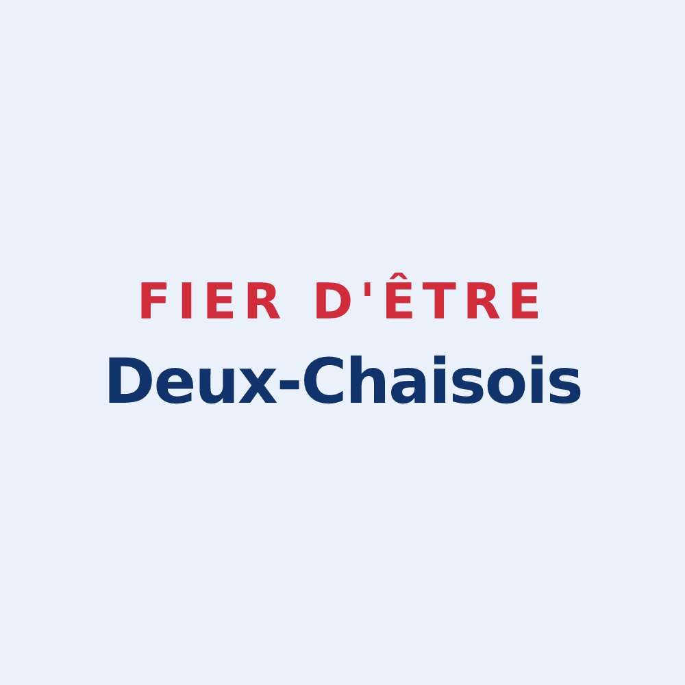Sticker « Fier d'être Deux-Chaisois » — design pour Deux-Chaises