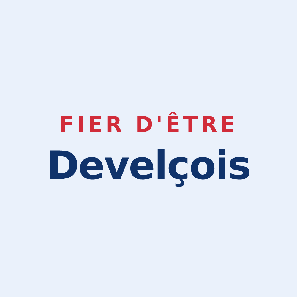 Sticker « Fier d'être Develçois » — design pour Devecey