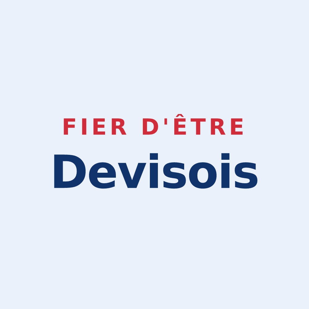 Sticker « Fier d'être Devisois » — design pour Devise
