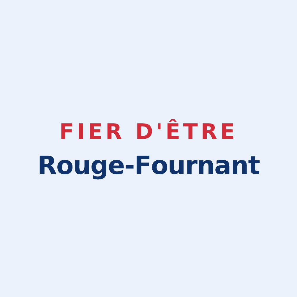 Sticker « Fier d'être Rouge-Fournant » — design pour Deycimont