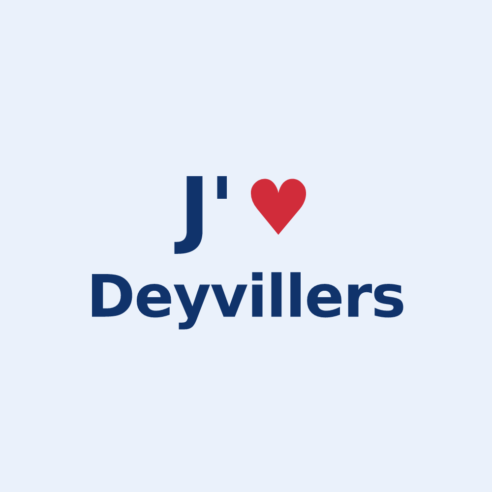 Sticker personnalisé Deyvillers — design J'aime Deyvillers