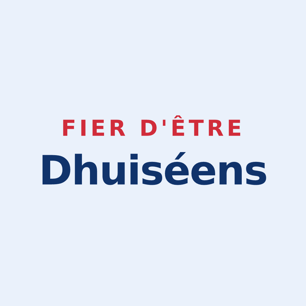 Sticker « Fier d'être Dhuiséens » — design pour Dhuisy