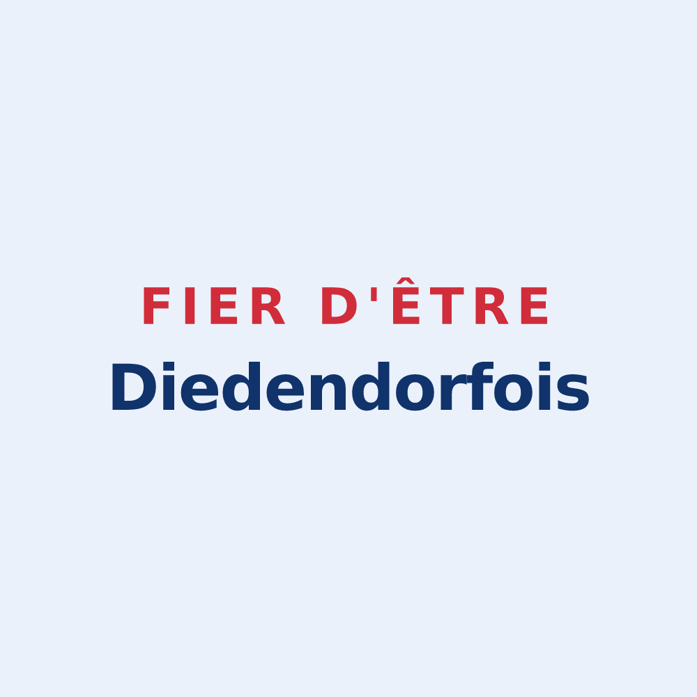 Sticker « Fier d'être Diedendorfois » — design pour Diedendorf
