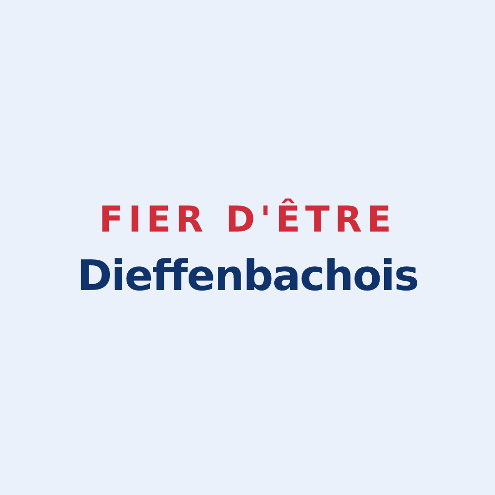 Sticker « Fier d'être Dieffenbachois » — design pour Dieffenbach-au-Val