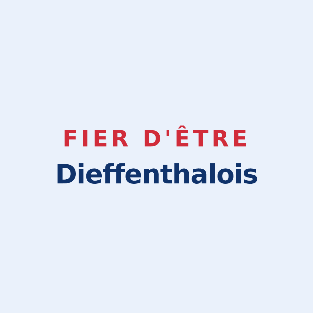 Sticker « Fier d'être Dieffenthalois » — design pour Dieffenthal