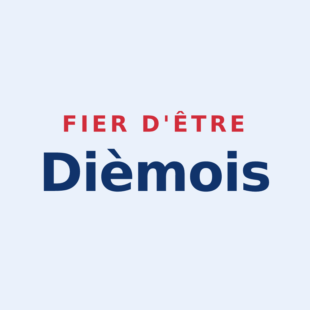Sticker « Fier d'être Dièmois » — design pour Dième