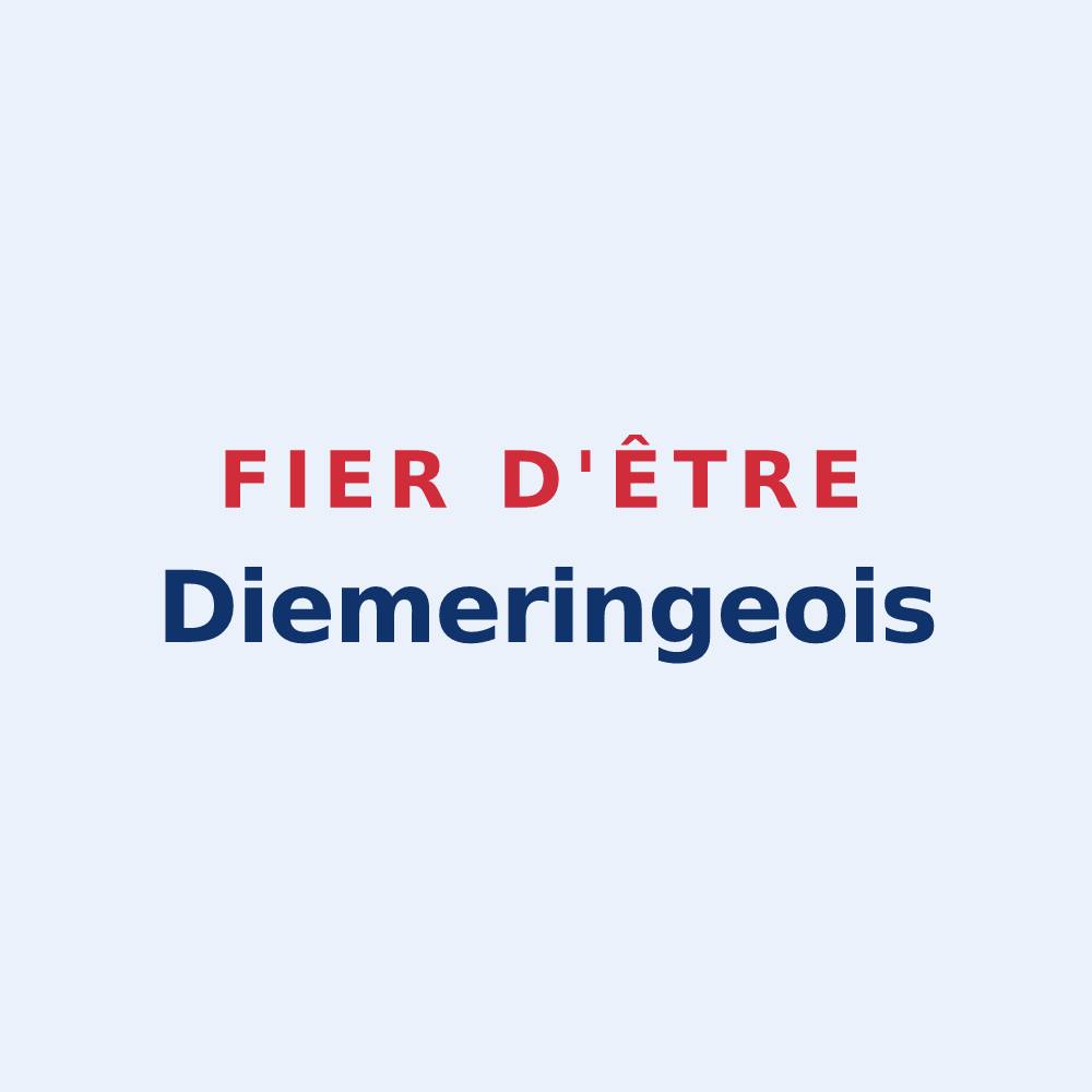 Sticker « Fier d'être Diemeringeois » — design pour Diemeringen
