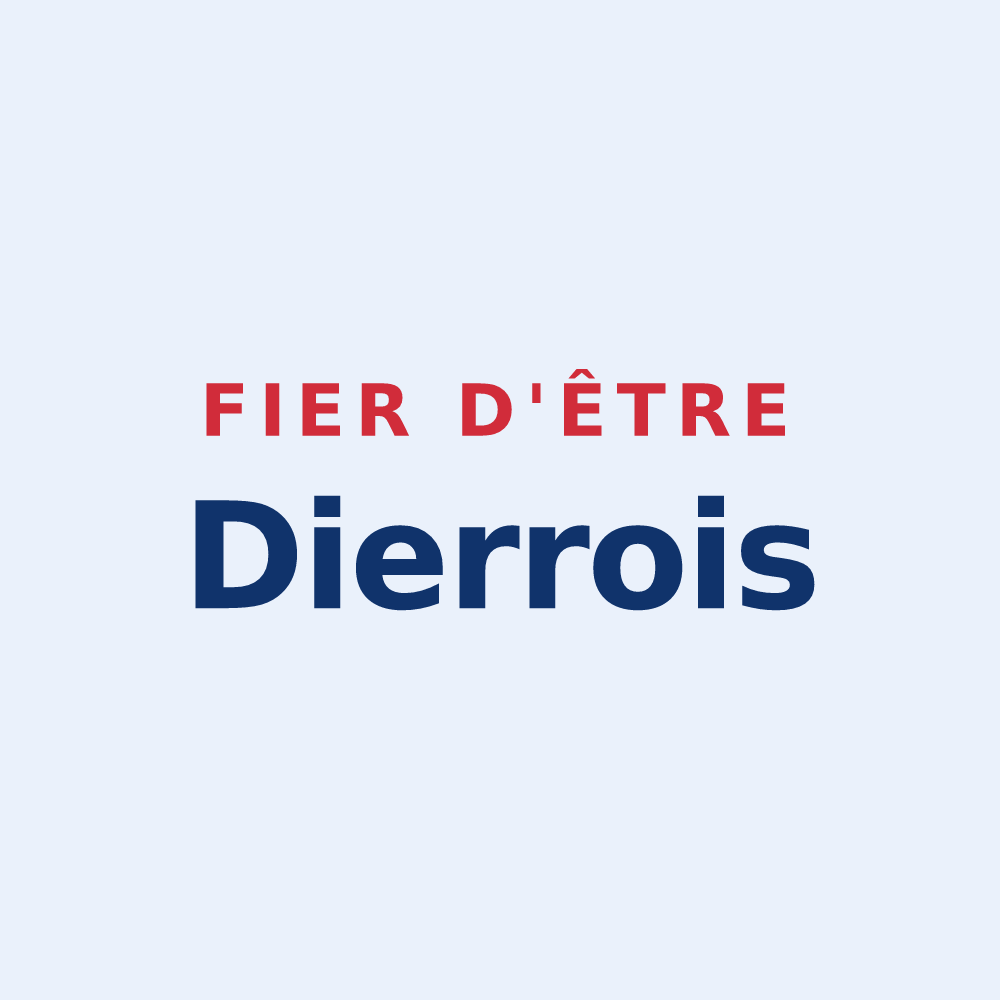 Sticker « Fier d'être Dierrois » — design pour Dierre