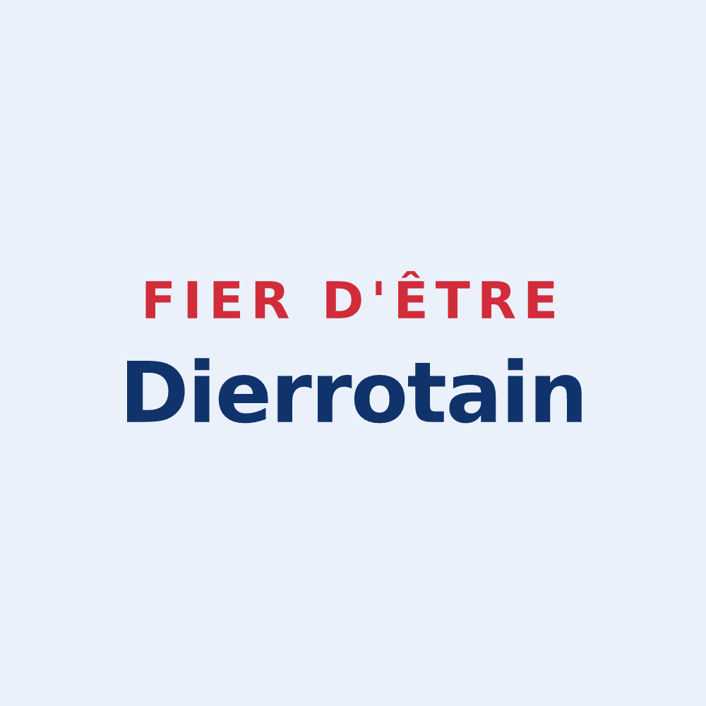 Sticker « Fier d'être Dierrotain » — design pour Dierrey-Saint-Julien