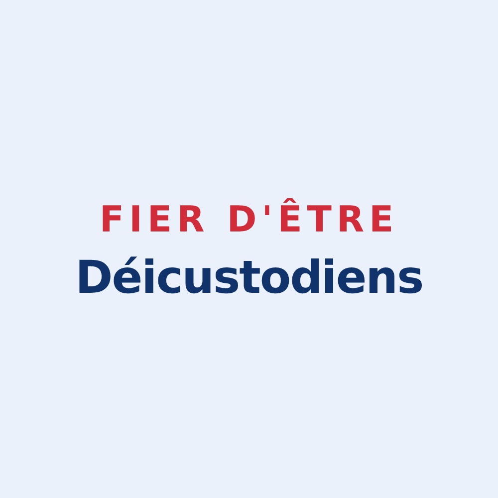 Sticker « Fier d'être Déicustodiens » — design pour Dieulouard