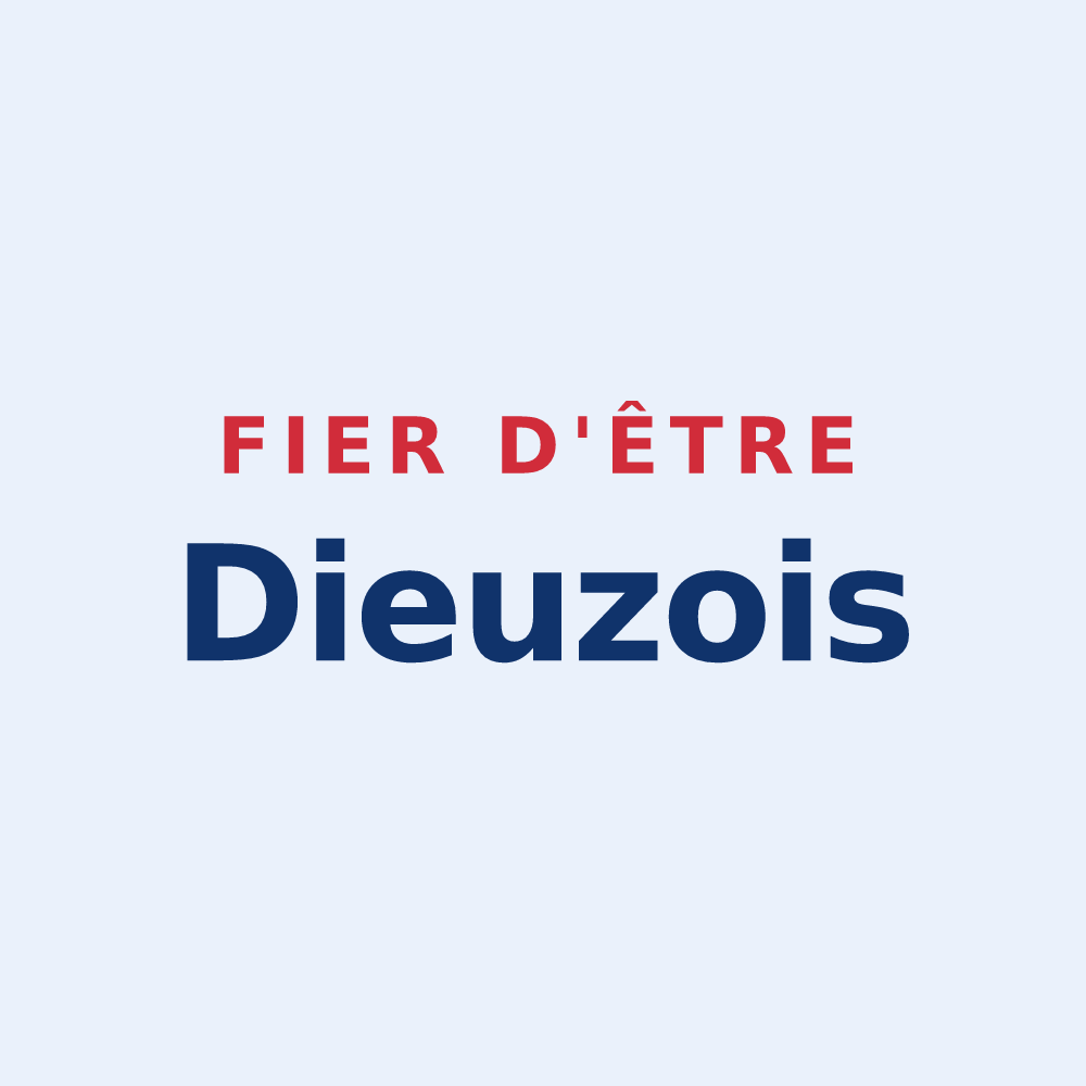 Sticker « Fier d'être Dieuzois » — design pour Dieuze