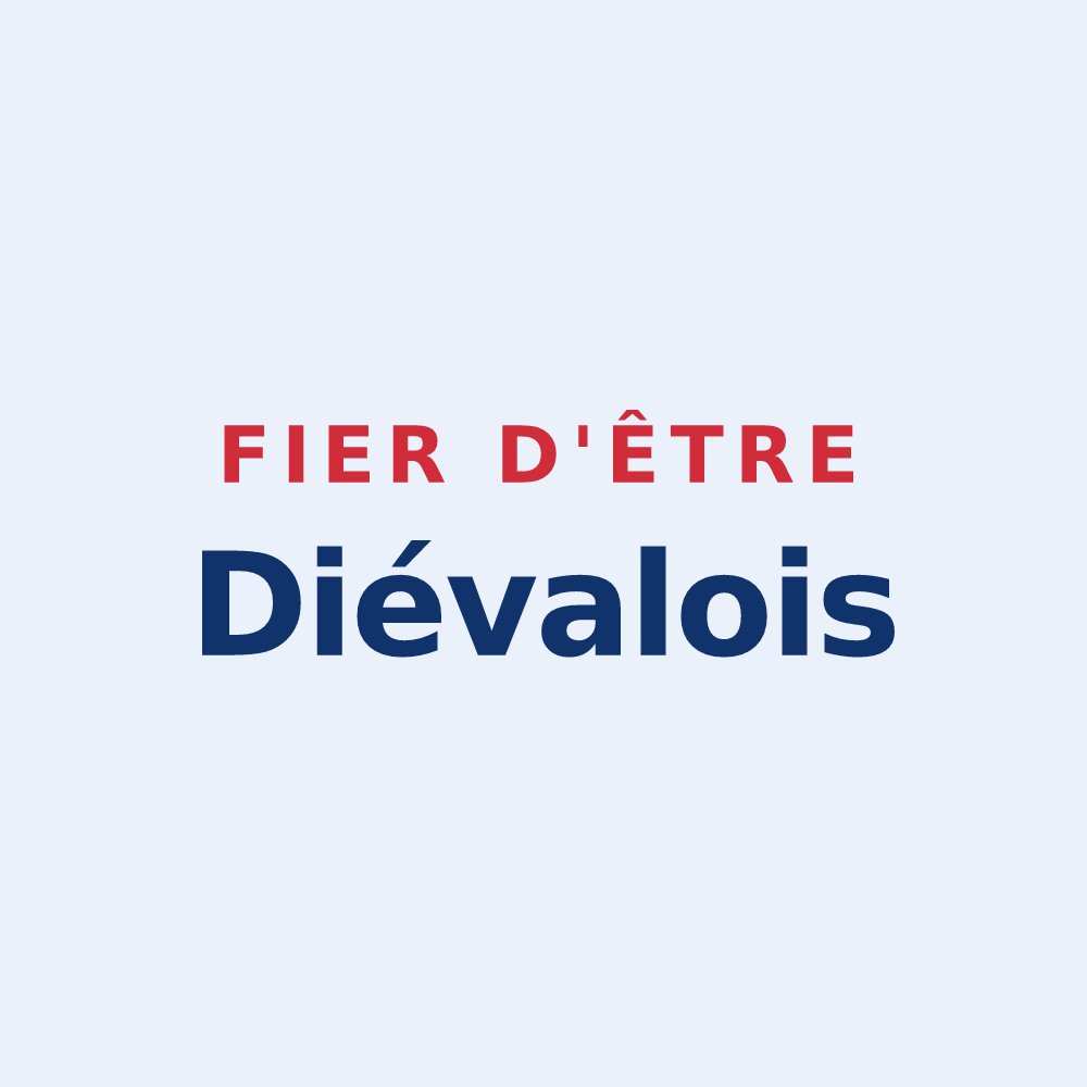 Sticker « Fier d'être Diévalois » — design pour Diéval