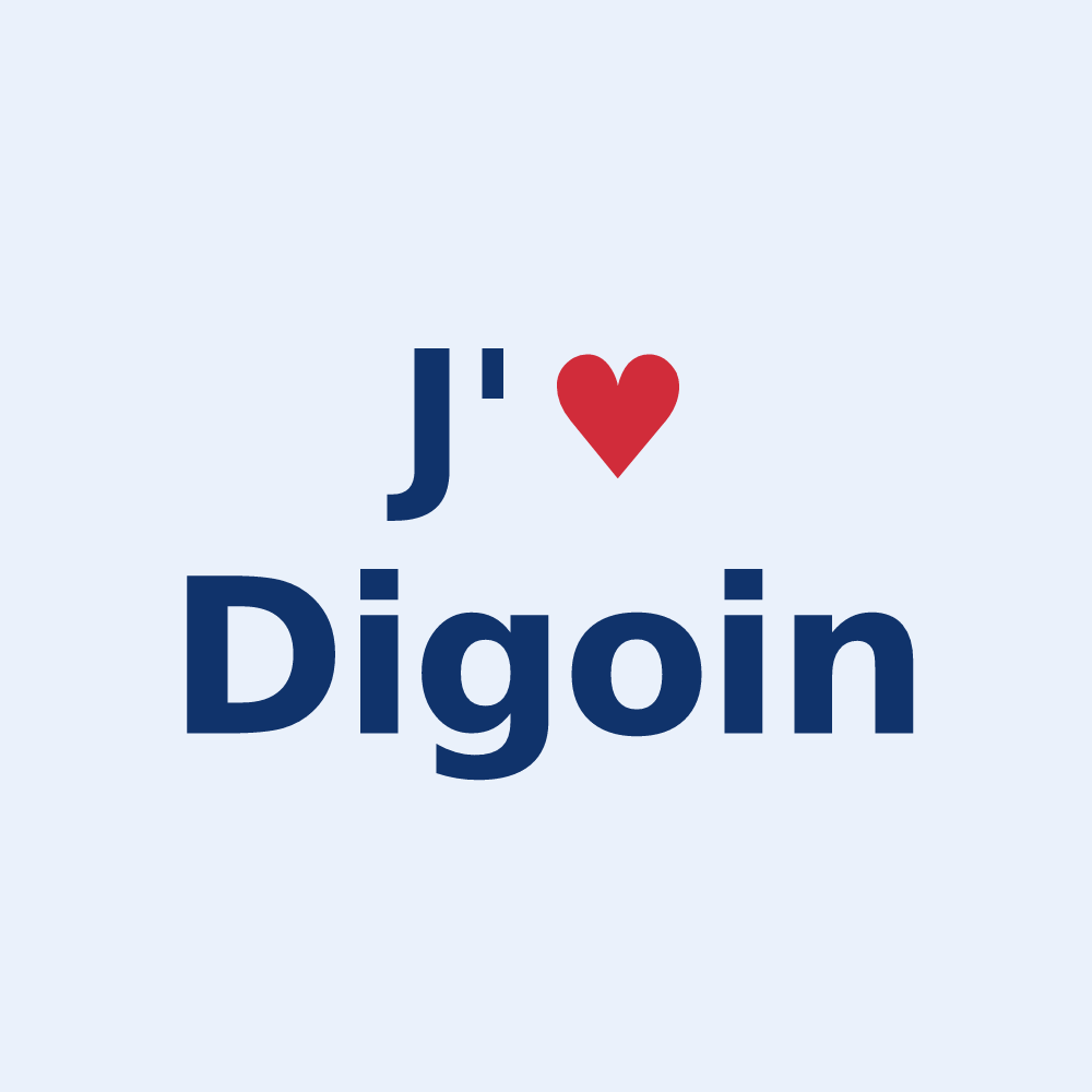 Sticker personnalisé Digoin — design J'aime Digoin