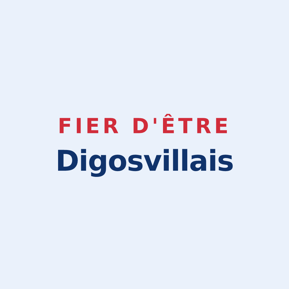 Sticker « Fier d'être Digosvillais » — design pour Digosville