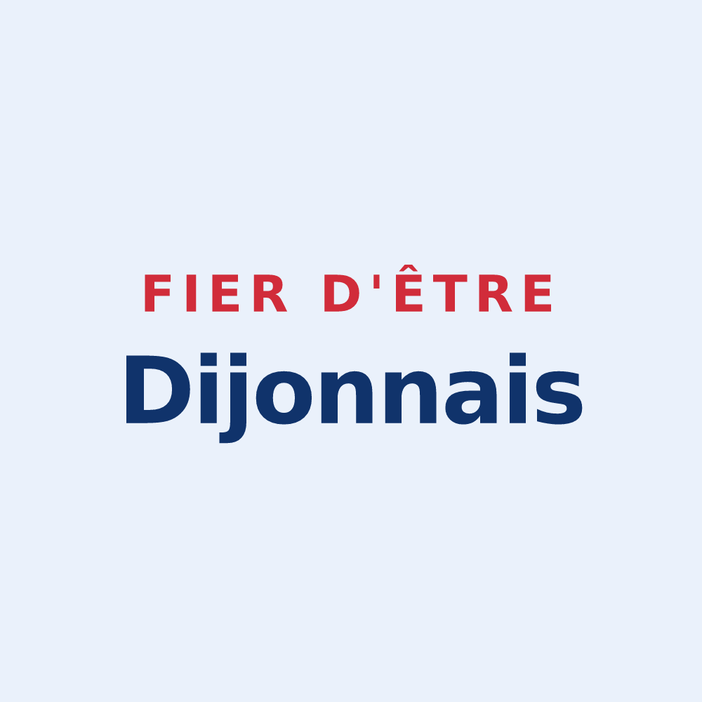 Sticker « Fier d'être Dijonnais » — design pour Dijon