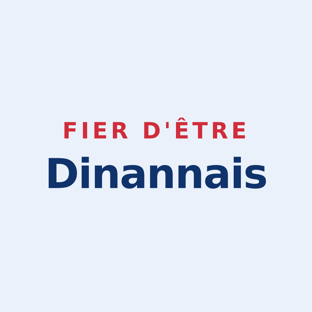 Sticker « Fier d'être Dinannais » — design pour Dinan