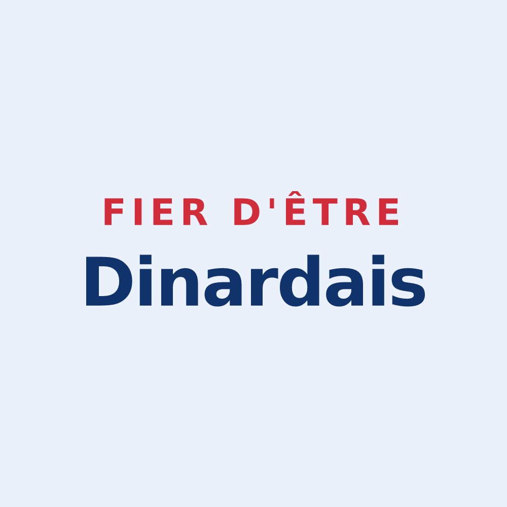 Sticker « Fier d'être Dinardais » — design pour Dinard