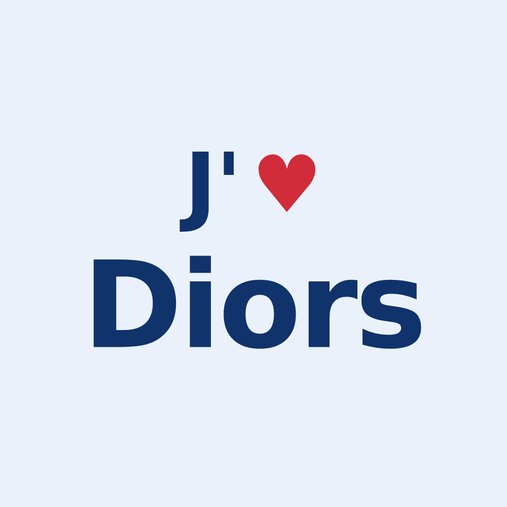 Sticker personnalisé Diors — design J'aime Diors