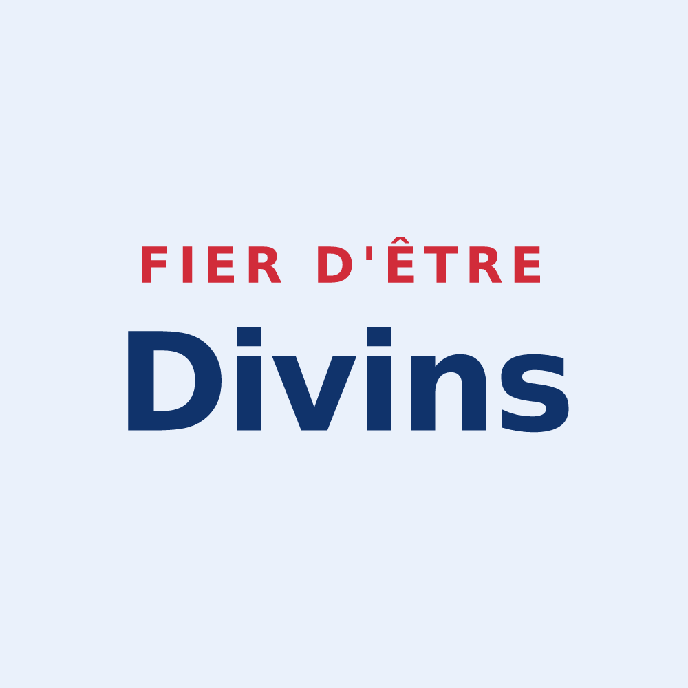 Sticker « Fier d'être Divins » — design pour Diou