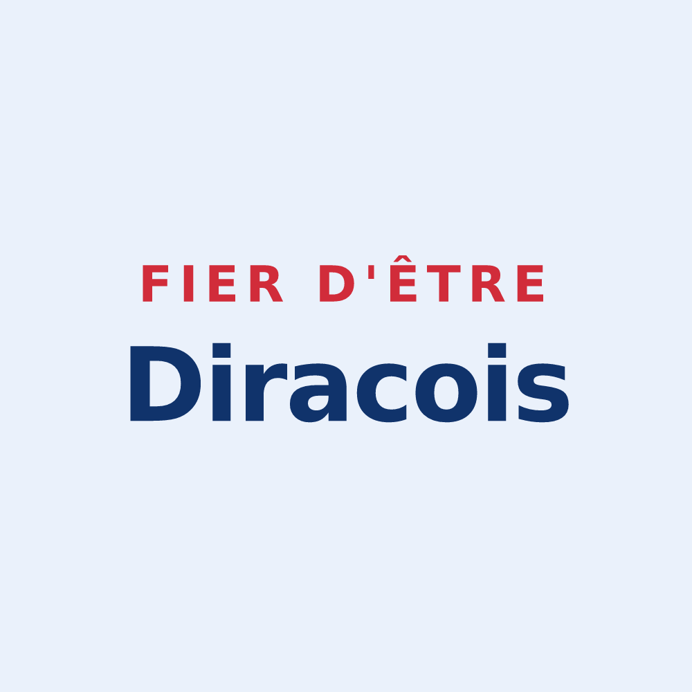 Sticker « Fier d'être Diracois » — design pour Dirac