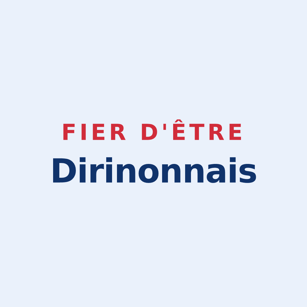 Sticker « Fier d'être Dirinonnais » — design pour Dirinon