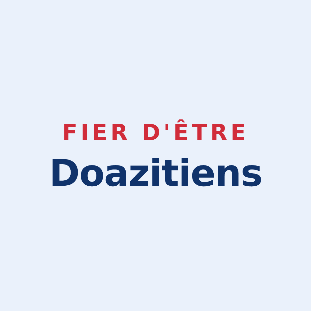 Sticker « Fier d'être Doazitiens » — design pour Doazit