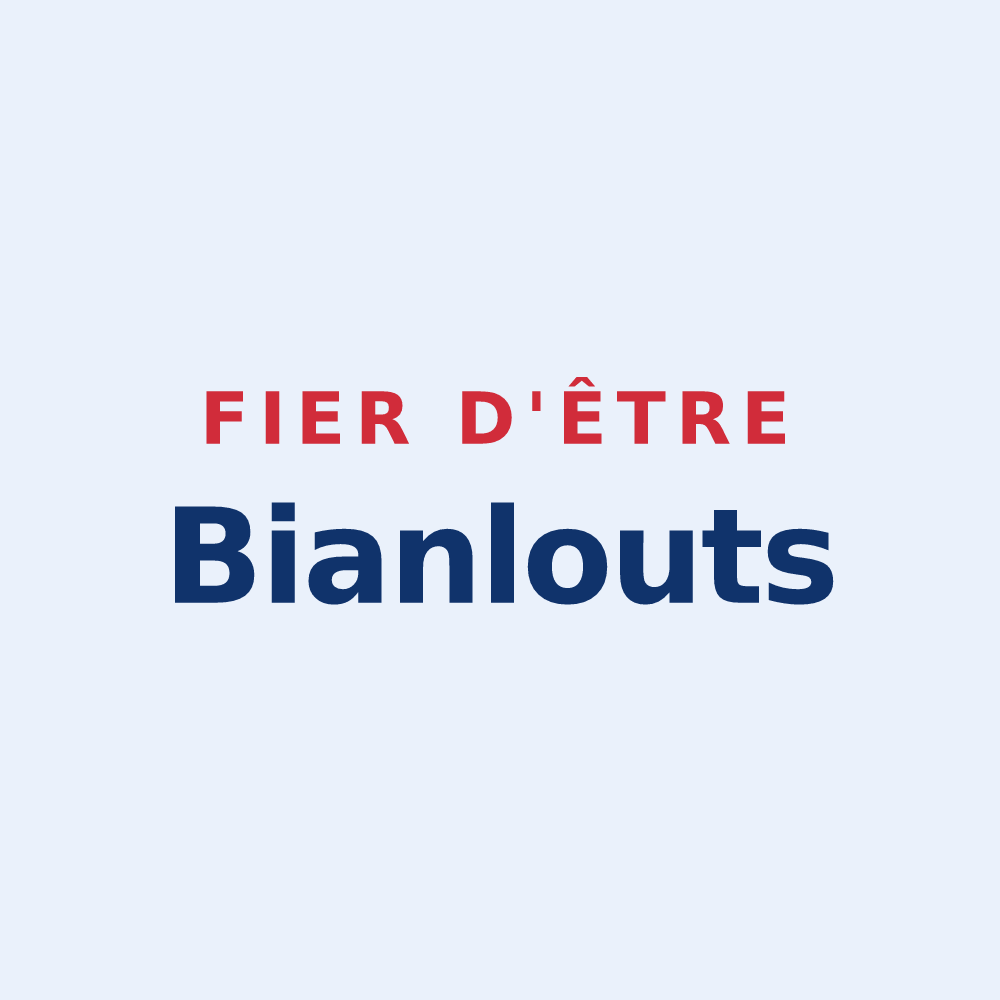 Sticker « Fier d'être Bianlouts » — design pour Dogneville