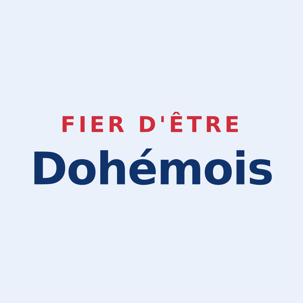 Sticker « Fier d'être Dohémois » — design pour Dohem