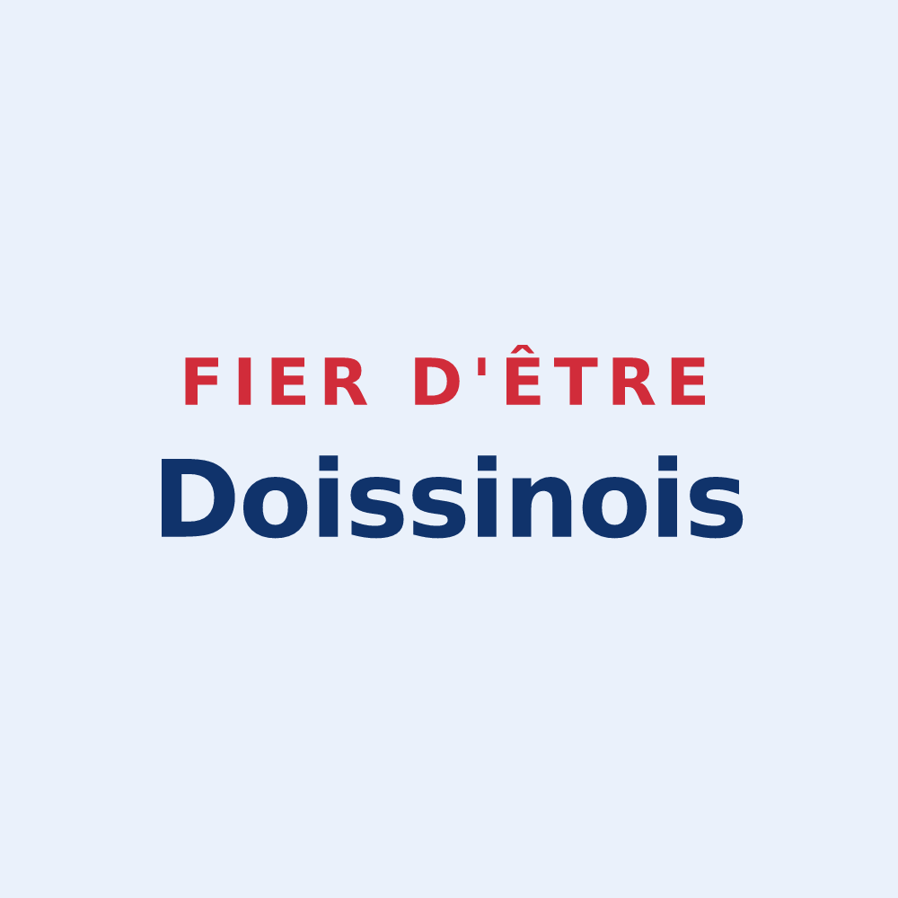 Sticker « Fier d'être Doissinois » — design pour Doissin