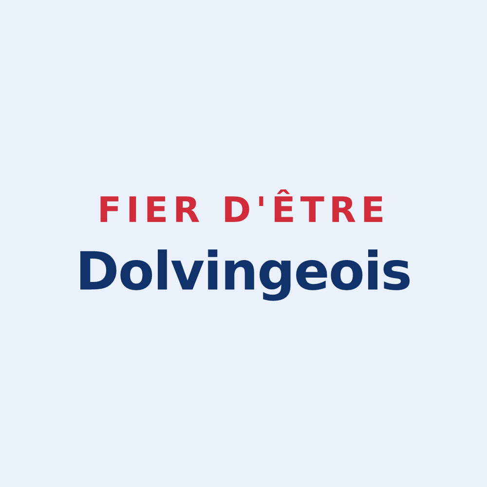 Sticker « Fier d'être Dolvingeois » — design pour Dolving