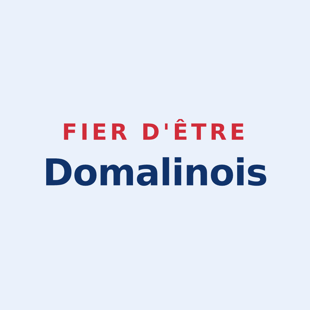 Sticker « Fier d'être Domalinois » — design pour Domalain