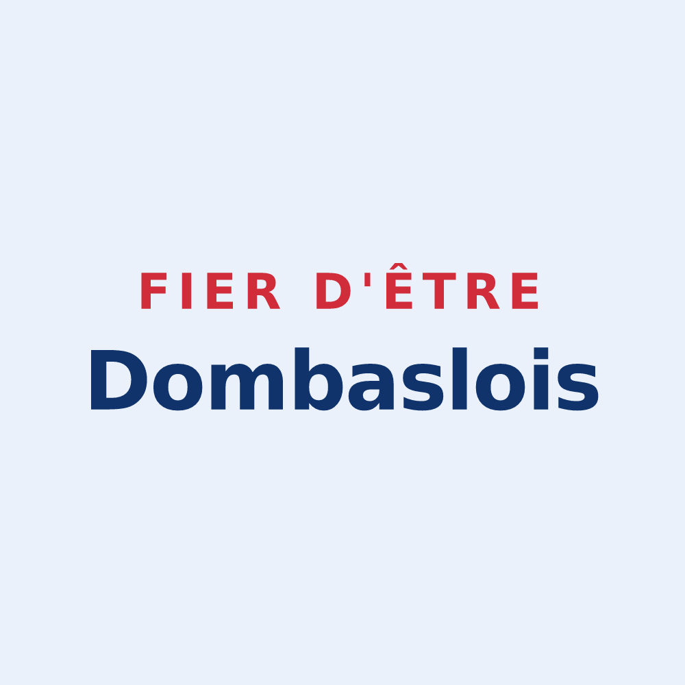 Sticker « Fier d'être Dombaslois » — design pour Dombasle-sur-Meurthe
