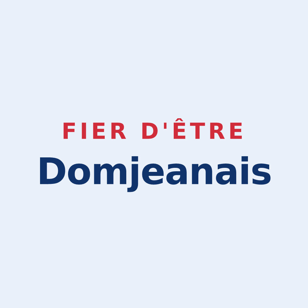 Sticker « Fier d'être Domjeanais » — design pour Domjean