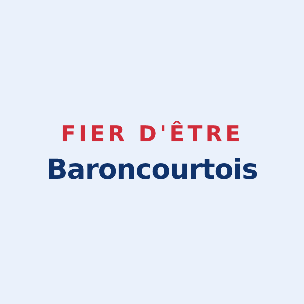 Sticker « Fier d'être Baroncourtois » — design pour Dommary-Baroncourt