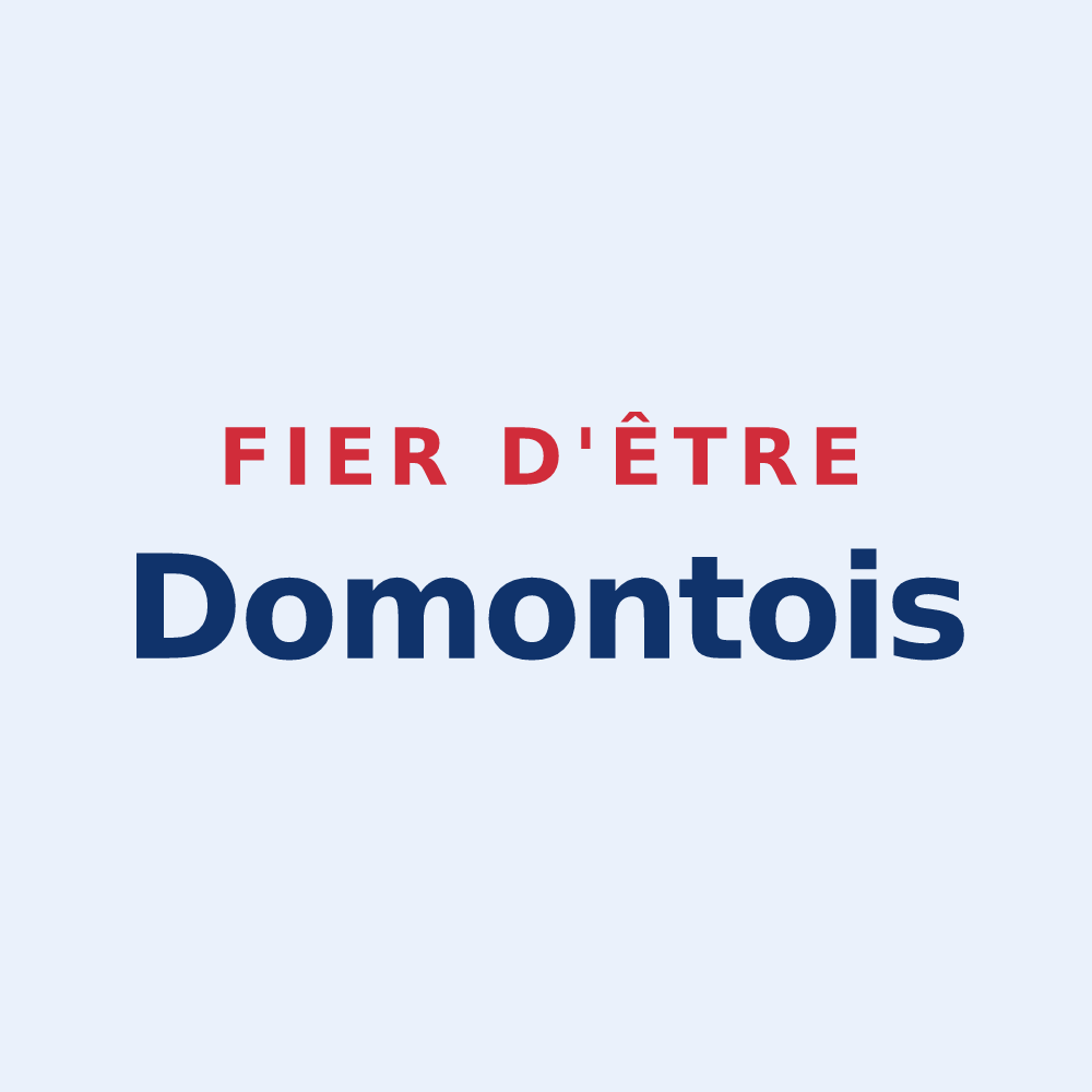 Sticker « Fier d'être Domontois » — design pour Domont